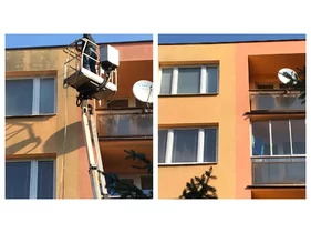csitenie zateplenej fasady