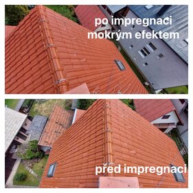 impregnacia strechy mokry efekt